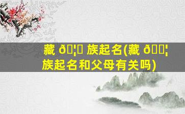 藏 🦆 族起名(藏 🐦 族起名和父母有关吗)